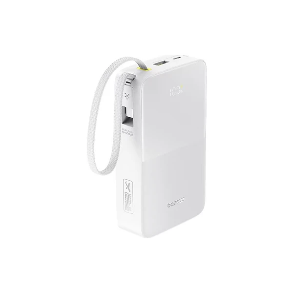 پاوربانک بی‌سیم 22.5 وات بیسوس مدل EnerFill FC51 Bipow2 Pro ظرفیت 20000 میلی‌آمپرساعت