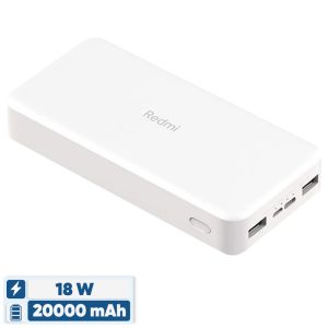 پاوربانک 18 وات شیائومی مدل Redmi ظرفیت 20000 میلیآمپرساعت