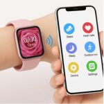 ساعت هوشمند 36 میلی متری ویسمی مدل X73 Mini با بند سیلیکونی