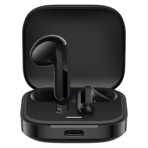 هدفون بلوتوثی شیائومی مدل Redmi Buds 6 Active با نویز کنسلینگ میکروفون (ENC)، درگاه شارژ USB Type-C، دارای دو میکروفون با قابلیت حذف نویز، پشتیبانی از فرمان لمسی، مقاوم در برابر رطوبت و عرق (IPX4)
