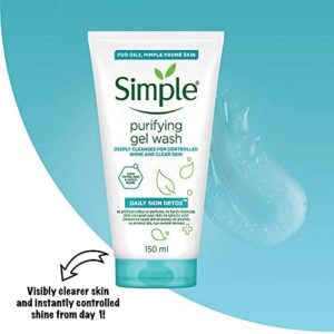 ژل شستشو صورت سیمپل مدل Purifying حجم 150 میلی لیتر