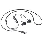 هندزفری سامسونگ مدل EO-IC100BBEGUS بدون قابلیت نویز کنسلینگ، اتصال از طریق USB Type-C، دارای میکروفون