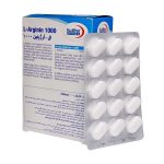 قرص ال آرژینین 1000 یوروویتال بسته 60 عددی