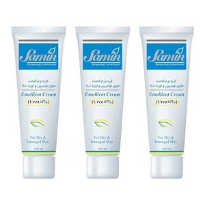 کرم نرم کننده ثمین مدل اوسرین و اوره 10 درصد حجم 100 میلی لیتر بسته 3 عددی