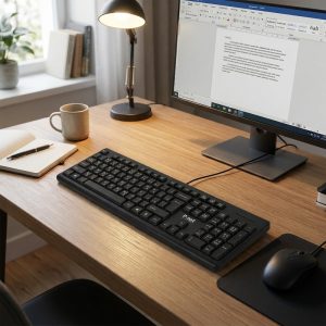 کیبورد پی نت مدل KB-600 با حروف فارسی