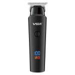 ماشین اصلاح موی سر و صورت وی جی آر مدل 937 با طراحی ارگونومیک، نمایشگر دیجیتال، باتری 2000 میلیآمپر ساعت، شارژ USB و سه شانه قابل تنظیم برای اصلاح دقیق و چند حالته