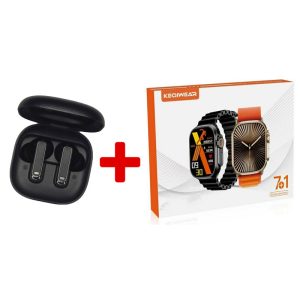 ساعت هوشمند 49 میلی‌متری کیکویر مدل KW28 ULTRA 3 با بند سیلیکونی