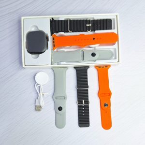 ساعت هوشمند سایز 49 میلی‌متری ویسمی مدل X72 Ultra3 با سه عدد بند سیلیکونی