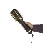 سشوار برس‌دار حالت‌دهنده انزو پروفیشینال مدل EN-6209 با توان 1500 وات، موتور DC سوپر سایلنت، برس گرد سرامیکی، تنظیم دما و سرعت دو حالته، باد سرد و گرم، حجم‌دهنده و کاهش وز مو