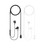 هندزفری سامسونگ مدل EO-IC100BBEGUS بدون قابلیت نویز کنسلینگ، اتصال از طریق USB Type-C، دارای میکروفون