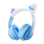 هدفون بلوتوثی مدل STN-28 Pro طرح Cat Ear 2023