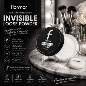 پودر فیکس صورت فلورمار مدل Invisible Loose شماره 01 وزن 18 گرم
