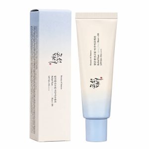 ضدآفتاب ژلی صورت و گردن بیوتی آف جوسان مدل B6 حجم 50 میلیلیتر با SPF 50 و PA++++، کنترل کننده چربی و حاوی عصاره برنج و پانتنول B5 مناسب پوست حساس