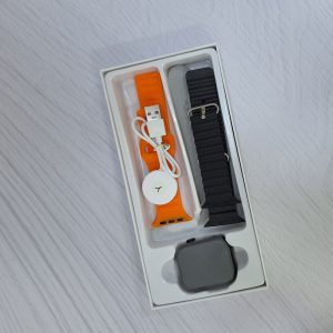 ساعت هوشمند کیکویر مدل KW90 Max سایز 45 میلی‌متر با سه عدد بند سیلیکونی