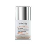 فلوئید ضد آفتاب رنگی پرایم، SPF 50، مدل فیوژن واتر، مناسب انواع پوست با تنالیته روشن و حجم 40 میلی لیتر، محافظتکننده در برابر اشعههای PA++++ ،UVA ،UVB، دارای فرمولاسیون فاقد چربی، ویتامین سی و آنتی اکسیدان، با ماندگاری 4 ساعته