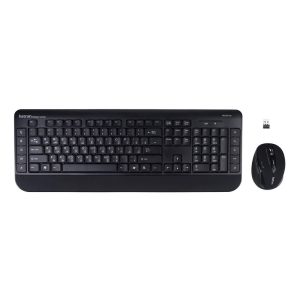 کیبورد و ماوس بی سیم هترون مدل HKCW140، سوییچ ممبران، Full-Size