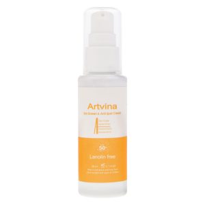 کرم ضد آفتاب بدون رنگ آرت وینا SPF 50 مدل Highly Effective ‌محافظ UVA ،UVB و PA+++، ضد حساسیت، ضد چروک و ضد پیری مناسب انواع پوست‌ حجم 50 میلی‌لیتر