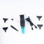 ماشین اصلاح موی سر و صورت وی جی آر مدل V-906 با تیغه سرامیکی پوشش DLC، موتور 9000 دور در دقیقه، باتری 2000 میلیآمپر ساعت با 240 دقیقه عمر شارژ، صفحه نمایش LED، طراحی ارگونومیک و مقاوم، قابلیت صفرزن، خط زن و حجم زن