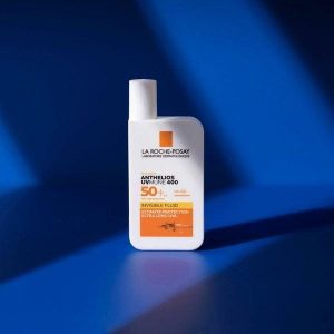 فلوئید ضدآفتاب بی‌رنگ لاروش پوزای +SPF50 مدل UVMune400 مناسب انواع پوست، حجم 50 میلی‌لیتر