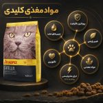 غذای خشک گربه جوسرا مدل Catelux مناسب سلامت پوست و مو وزن 2 کیلوگرم