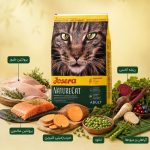 غذای خشک گربه جوسرا مدل NatureCat وزن 2 کیلوگرم