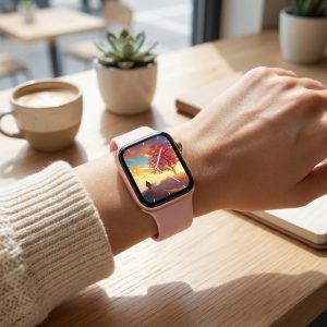 ساعت هوشمند 38 میلیمتری ویسمی مدل X50 MINI با بند سیلیکونی