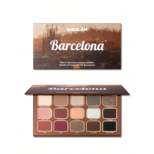 پالت سایه چشم ۱۵ رنگ شیگلم مدل Bliss in barcelona