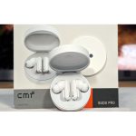 هدفون بلوتوثی ناتینگ مدل CMF Buds Pro با نویز کنسلینگ فعال (ANC)، نویز کنسلینگ میکروفون (ENC)، درگاه شارژ USB Type-C، دارای میکروفون سه‌گانه در هر ایرباد، مقاوم در برابر رطوبت و عرق (IP54)