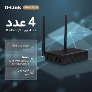 مودم روتر Gpon-ONT دی-لینک مدل DPN-1251M